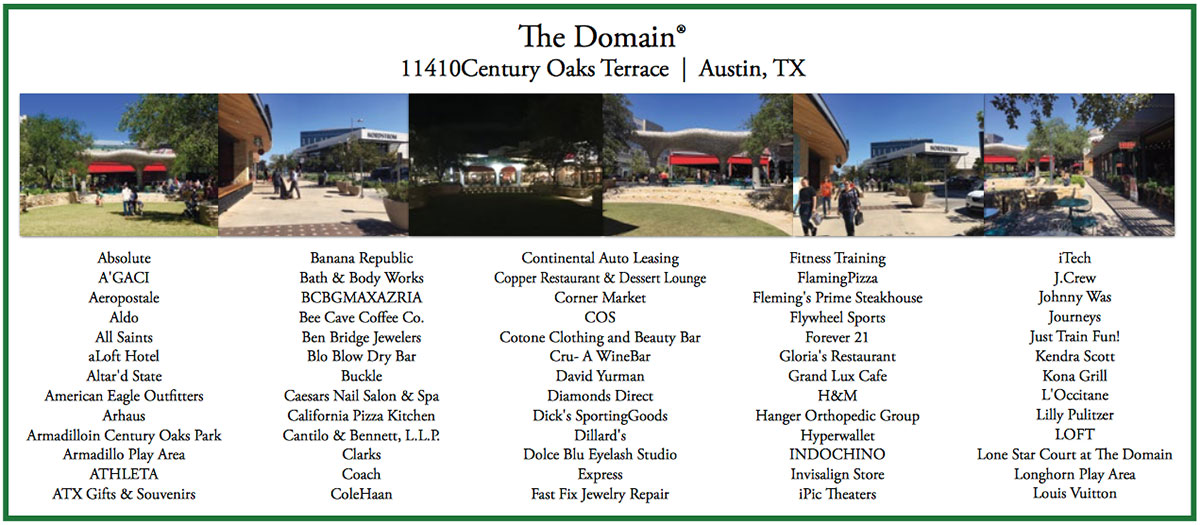 Stores in The Domain